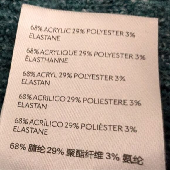 Teal Wrap Sweater - Picture 3 of 8